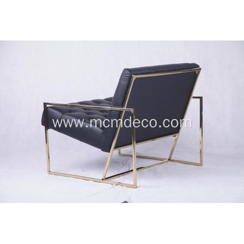 Thin frame lounge chair